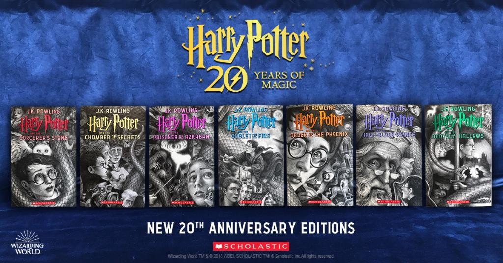 Harry Potter' 20th Anniversary Scholastic Covers by Brian Selznick
