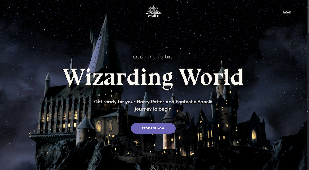 New website Wizarding World is live! 